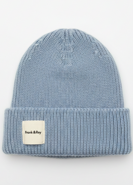 Lux Knit Beanie Bubblegum in Blue