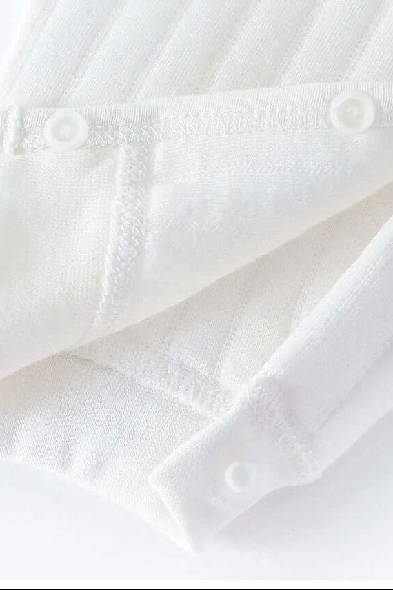 The Teddy Bear Boucle Wrap Baby Grow Romper - Cozy Crew Club