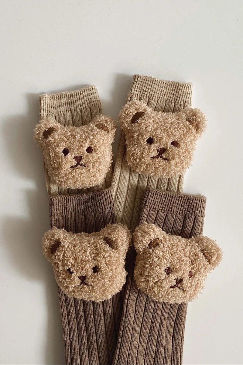 The Bear Knee Socks - Cozy Crew Club