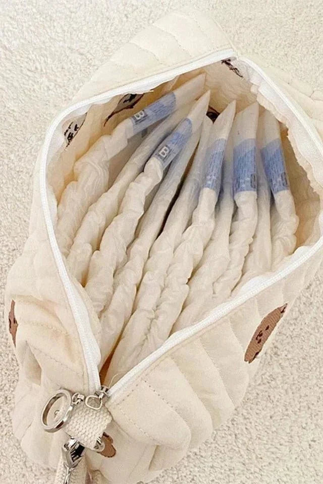 Teddy Grab & Go Bag Personalised - Cozy Crew Club