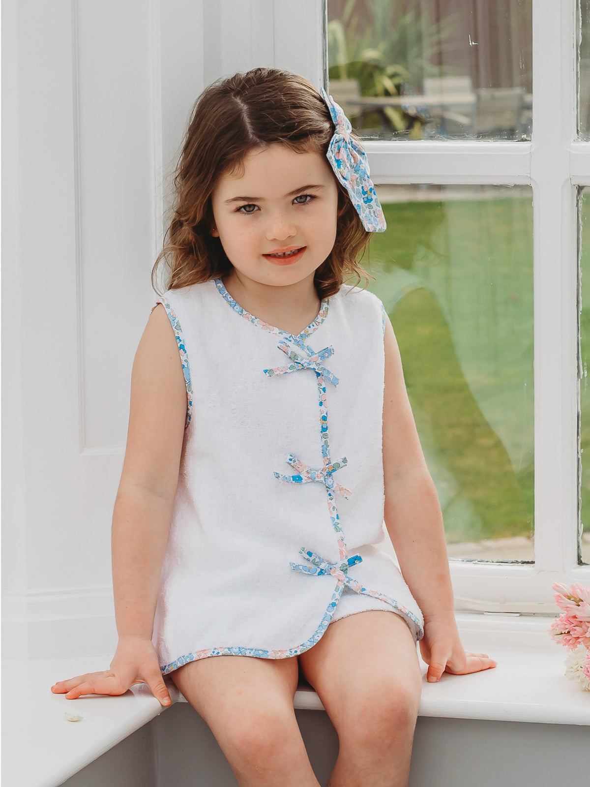'Betsy' towelling short set - Rose & Albert