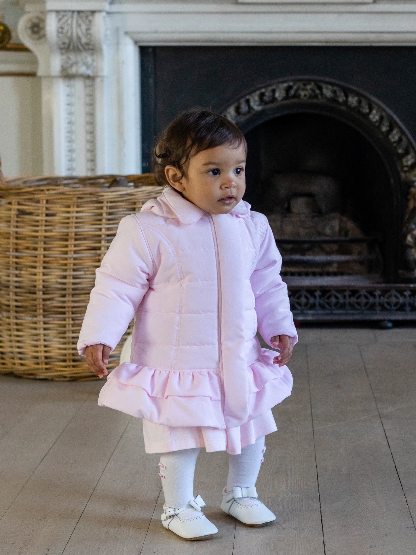 Emile et Rose 'Corina' pink padded hooded jacket - Rose & Albert
