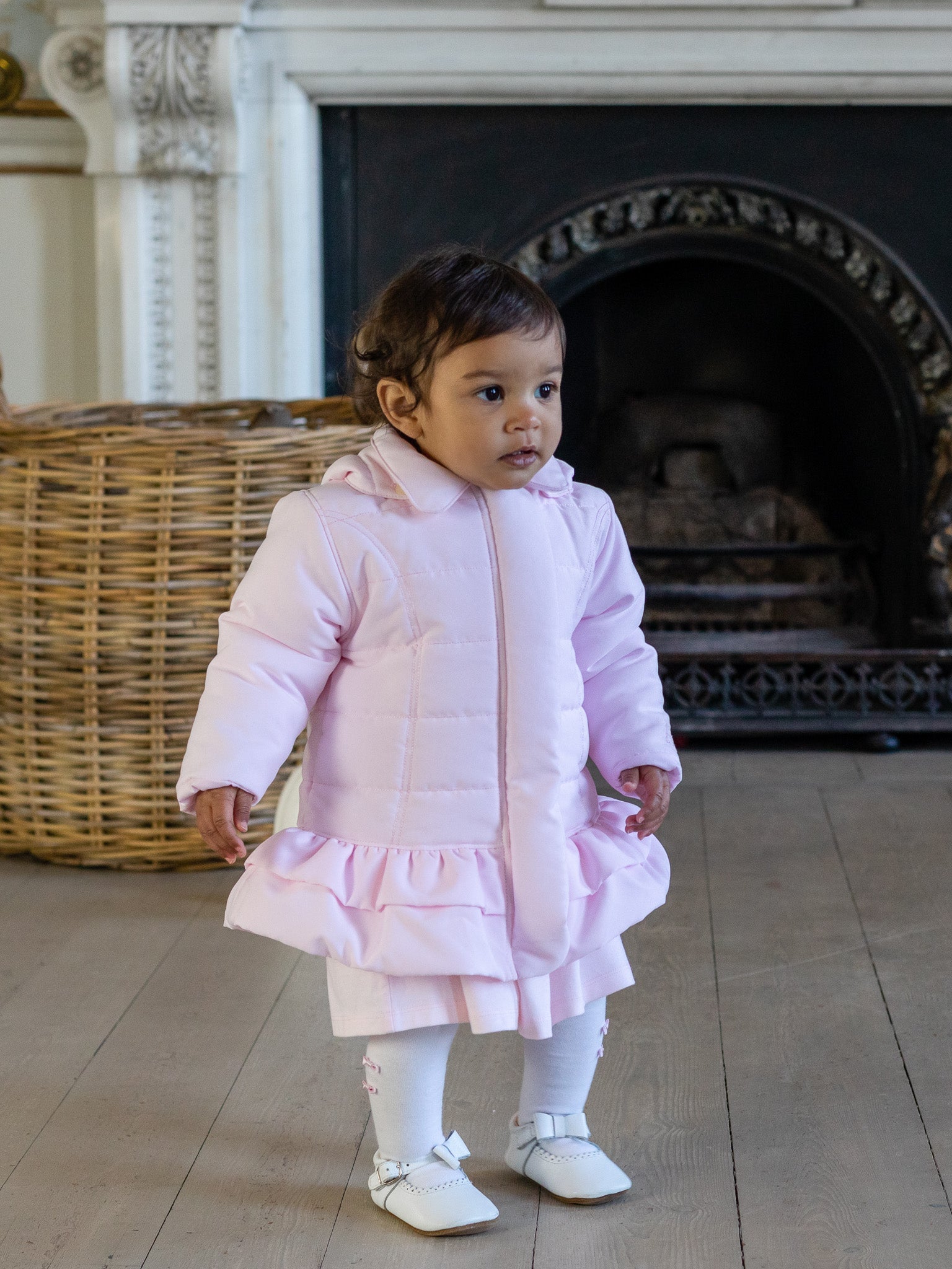 Emile et Rose 'Corina' pink padded hooded jacket - Rose & Albert