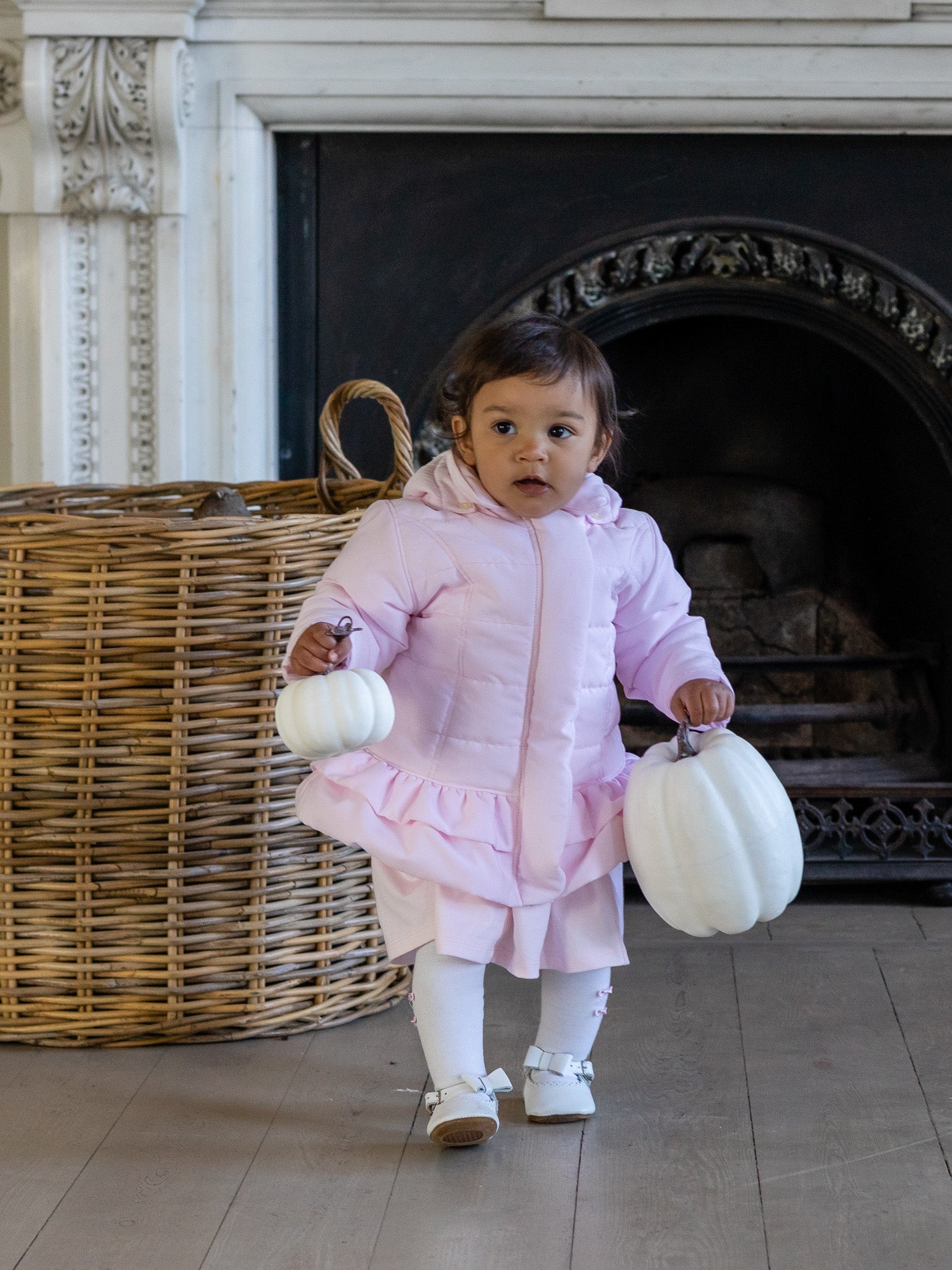 Emile et Rose 'Corina' pink padded hooded jacket - Rose & Albert