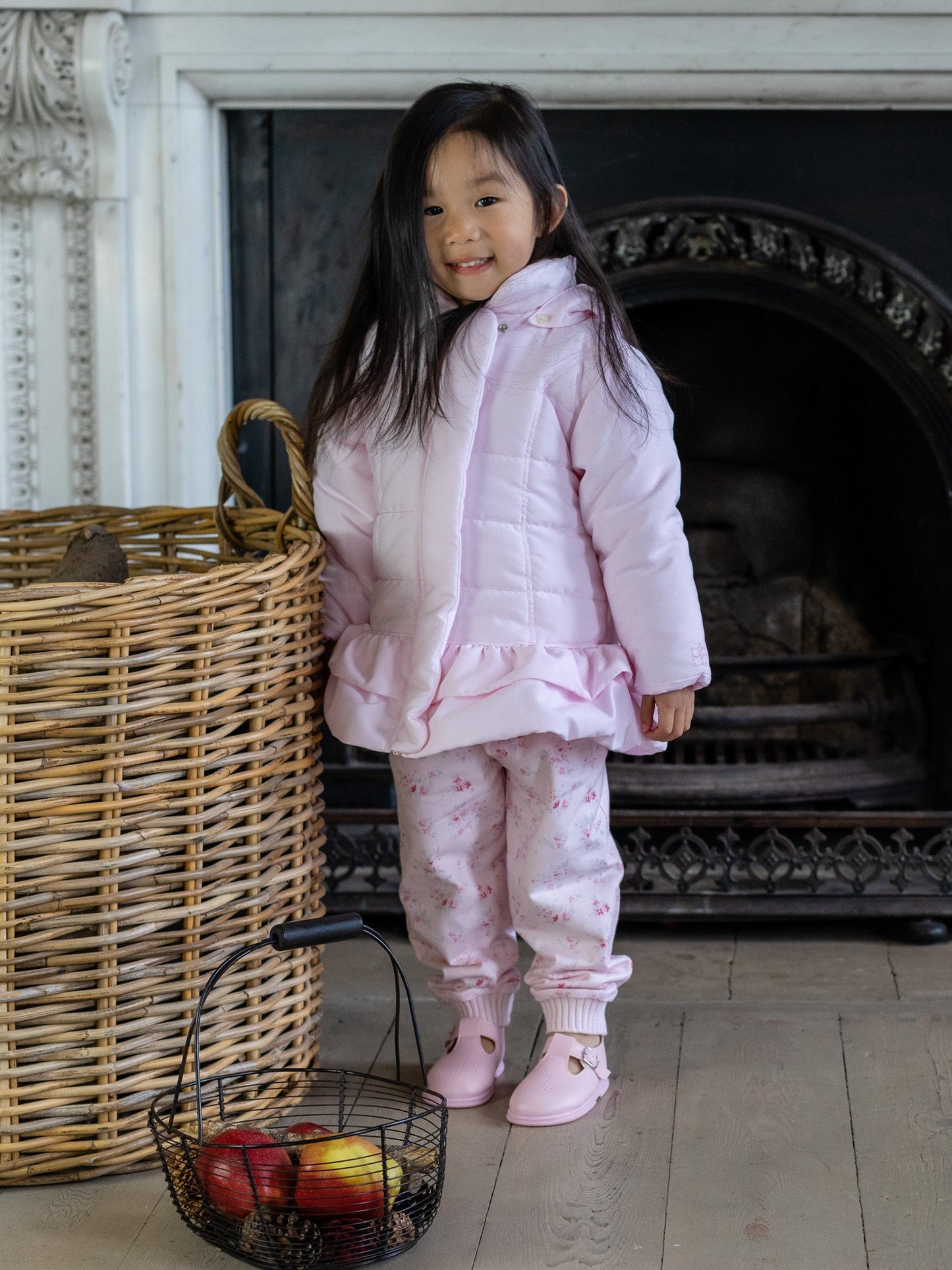 Emile et Rose 'Corina' pink padded hooded jacket - Rose & Albert