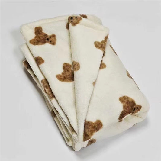 Bear Fleece Minky Blanket