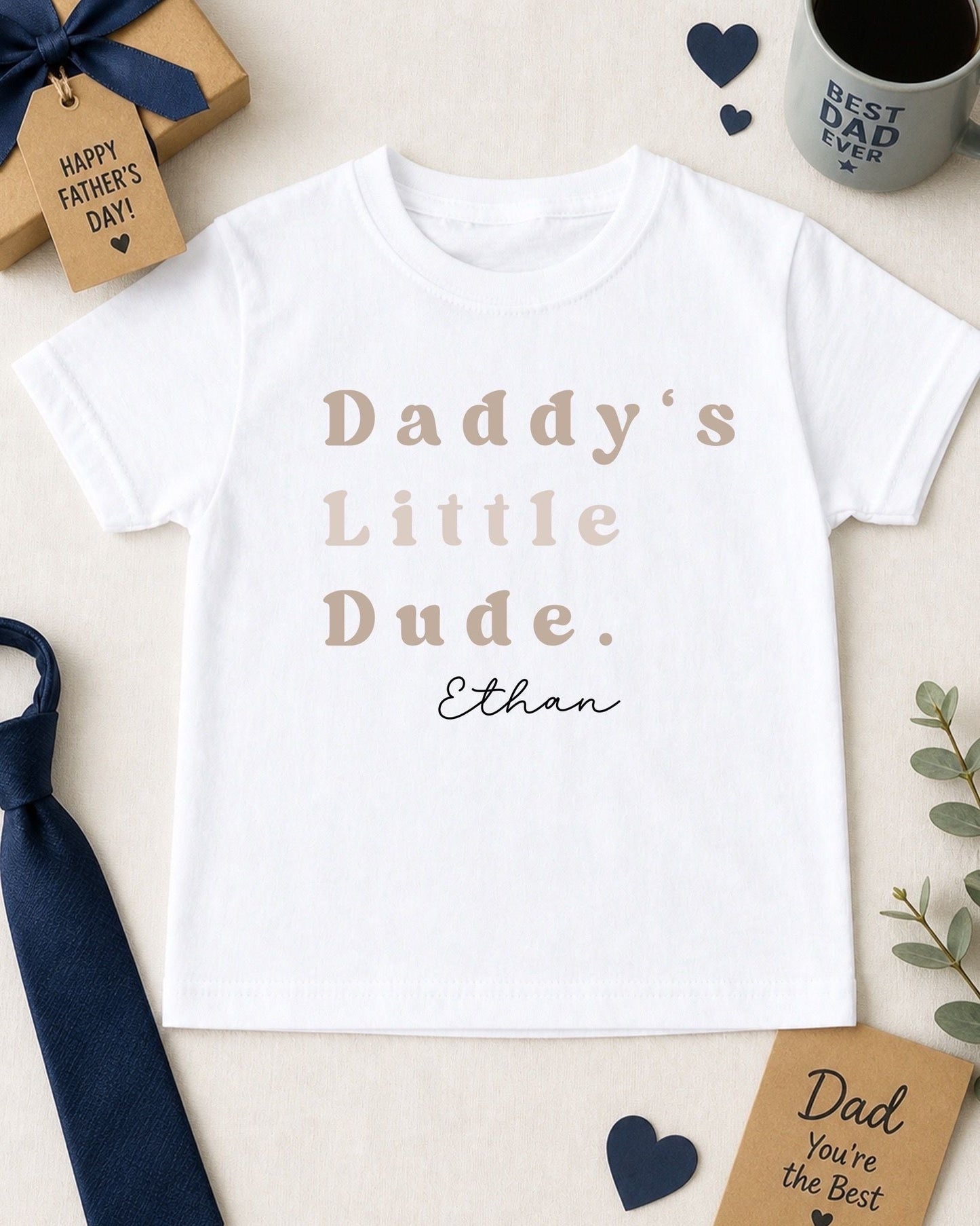 Father's Day T-Shirt - Daddy’s Little Dude Design