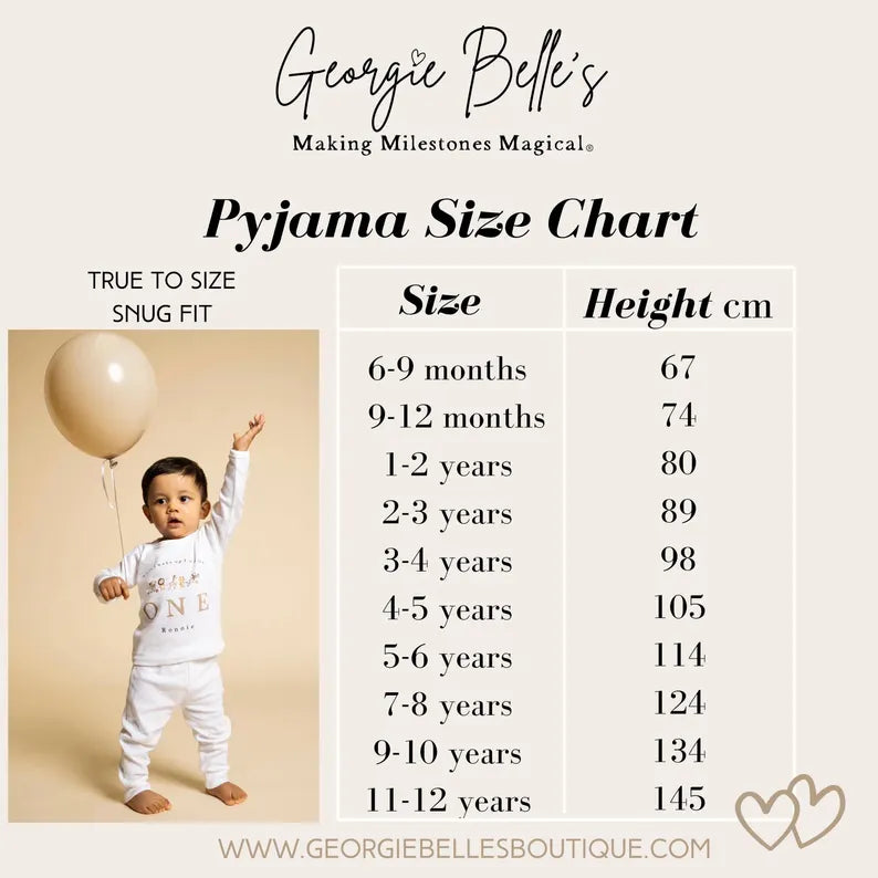 Personalised Blue Stripe Easter Pyjamas - Cartoon Bunny Design