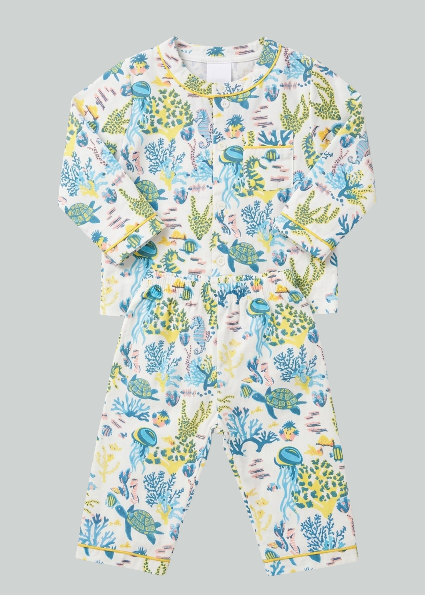 A Fin Tastic Dance Off Organic Cotton Baby Pyjama Set