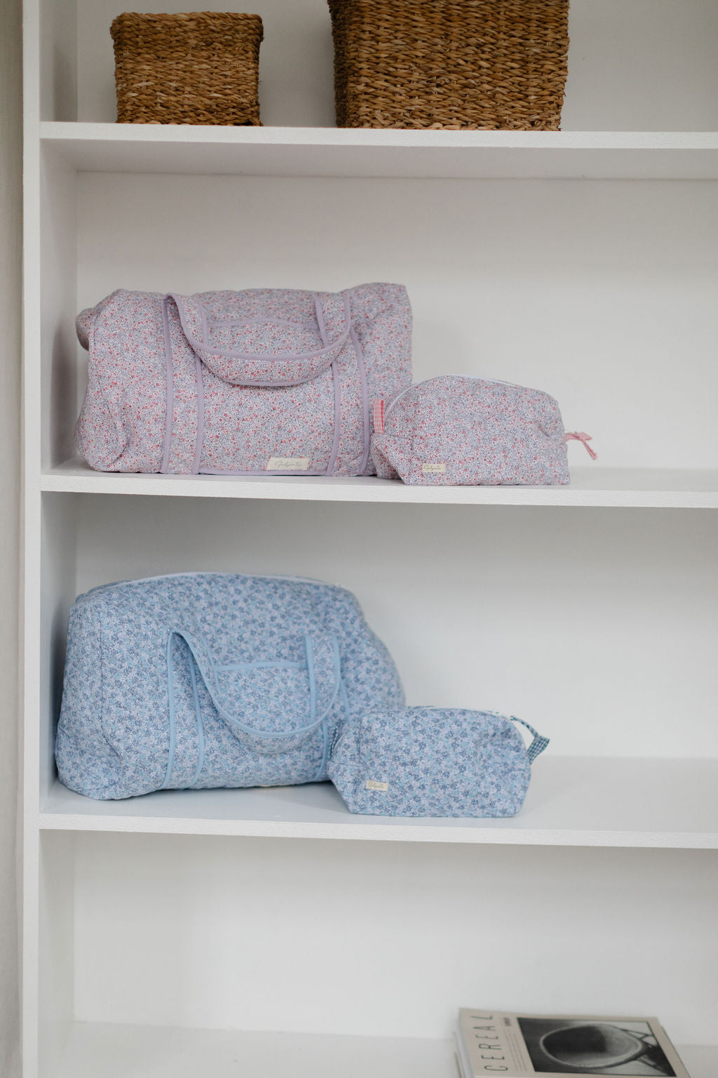 Floral toiletry in pink