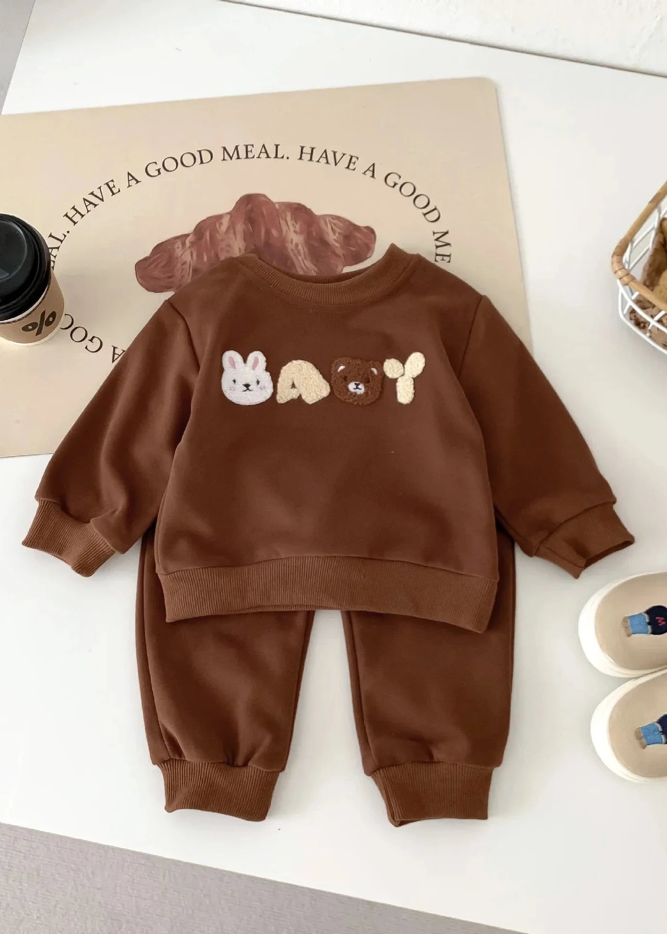 The Autumn Bear Colour Tracksuit Cozy Crew Club Tracksuits mora-uk.myshopify.com the-autumn-bear-colour-tracksuit   20off, allproducts, aw23, baby, bear, bear collection, bear print, BFCM-60, BFCM20, boy, china, CHRISTMAS20, clothing, easter50, girl, happy bear, new in, SSSALE2520, sssalepart25, tracksuit, unisex, zero