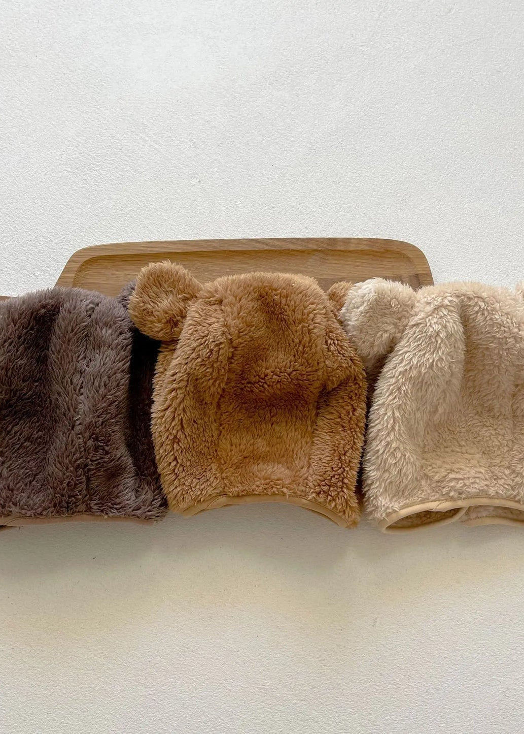 The Fur Bear Knitted Hooded Pramsuit