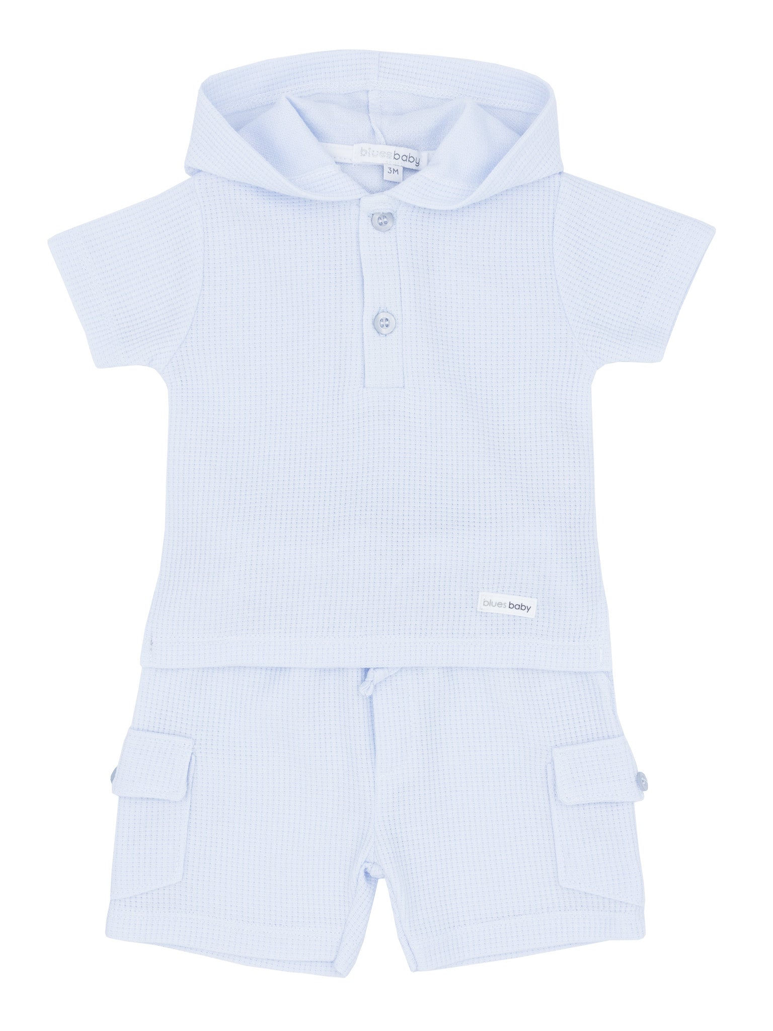 Blues Baby 'San Sebastian' 3 piece short set - Rose & Albert