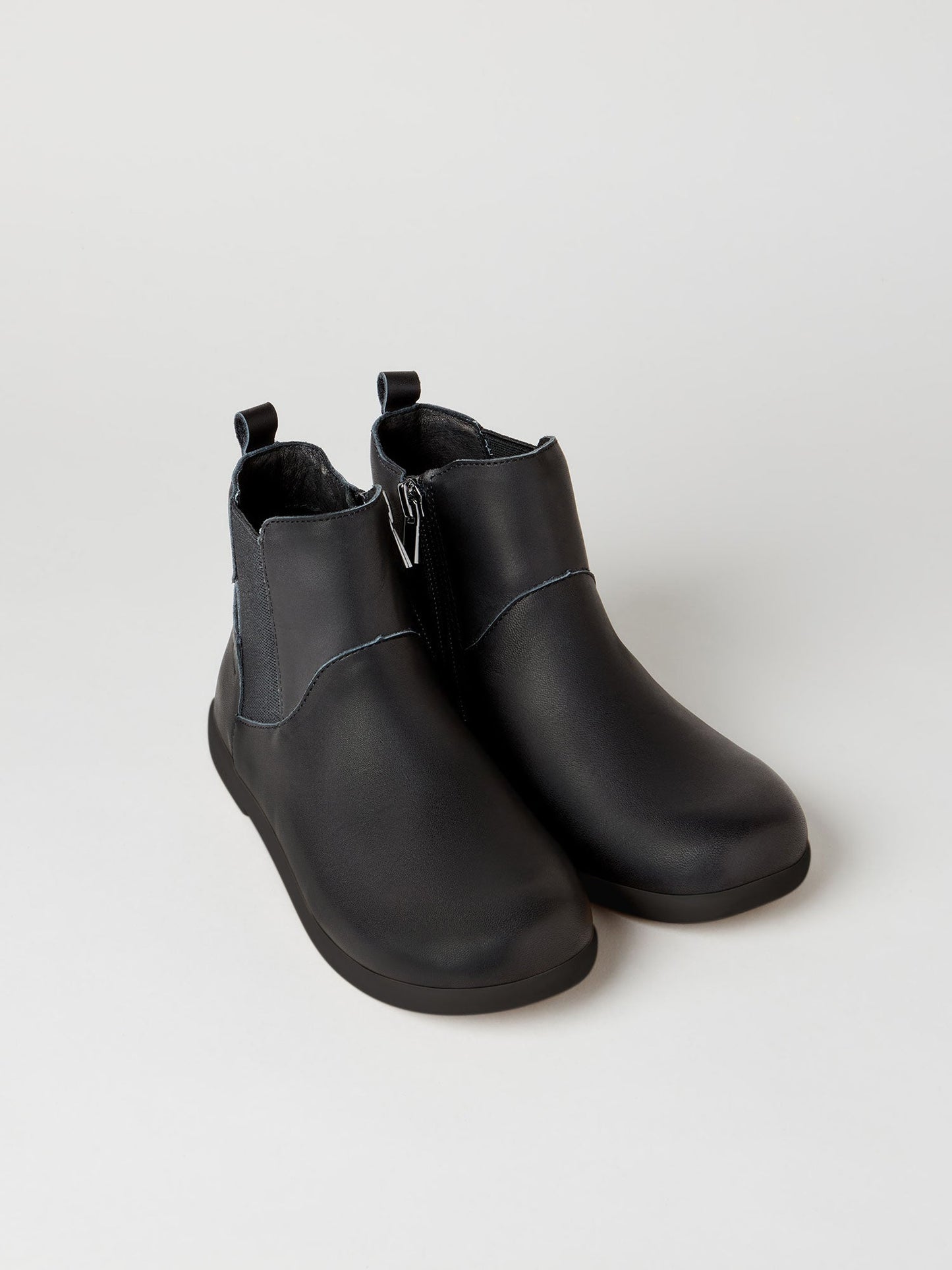 Rockit Junior Kids' School Boot Black with Black Sole