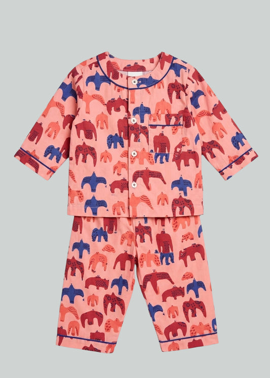 Bird Song Organic Cotton Baby Pyjama Set