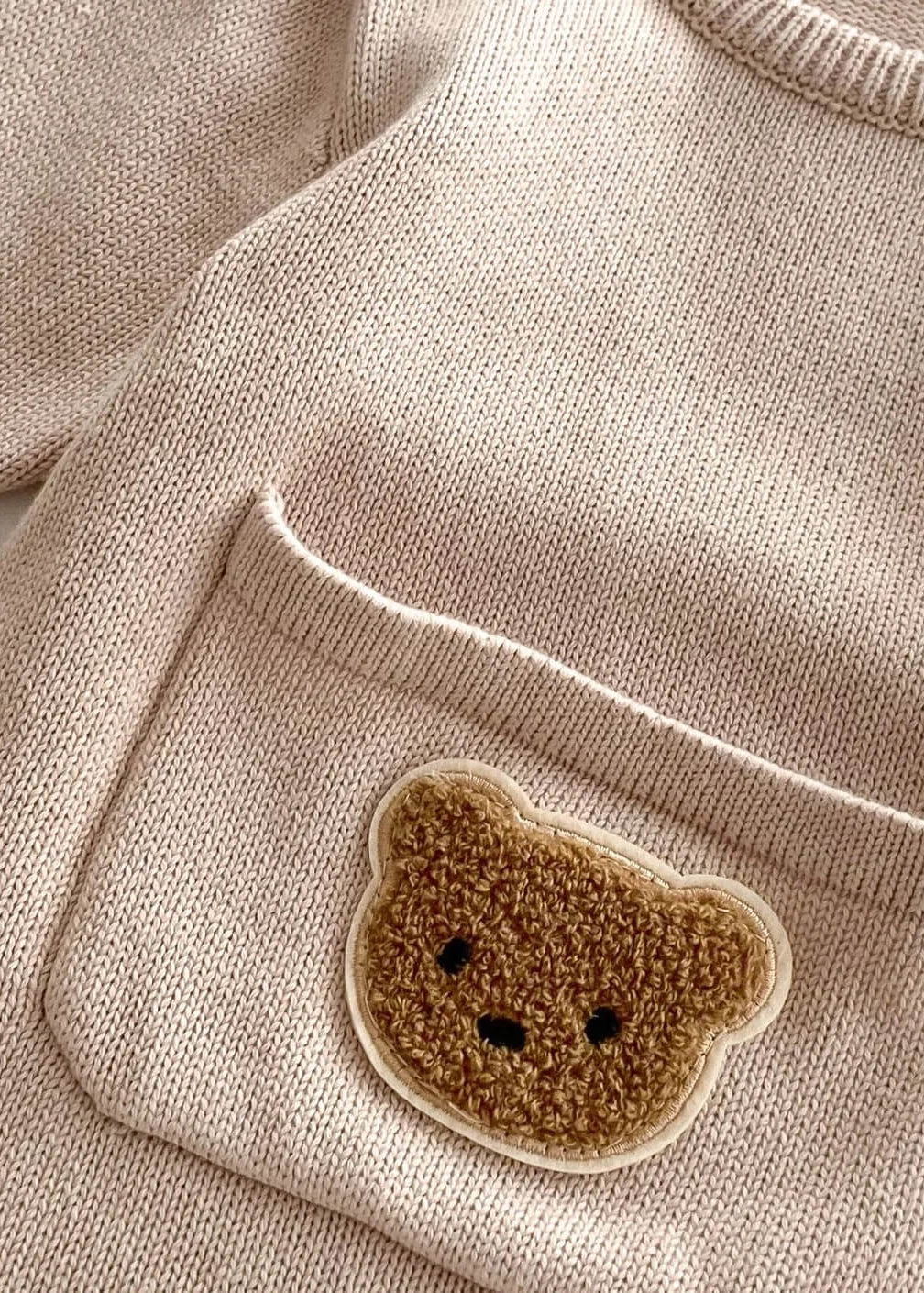 Waffle Bear One Piece Playsuit