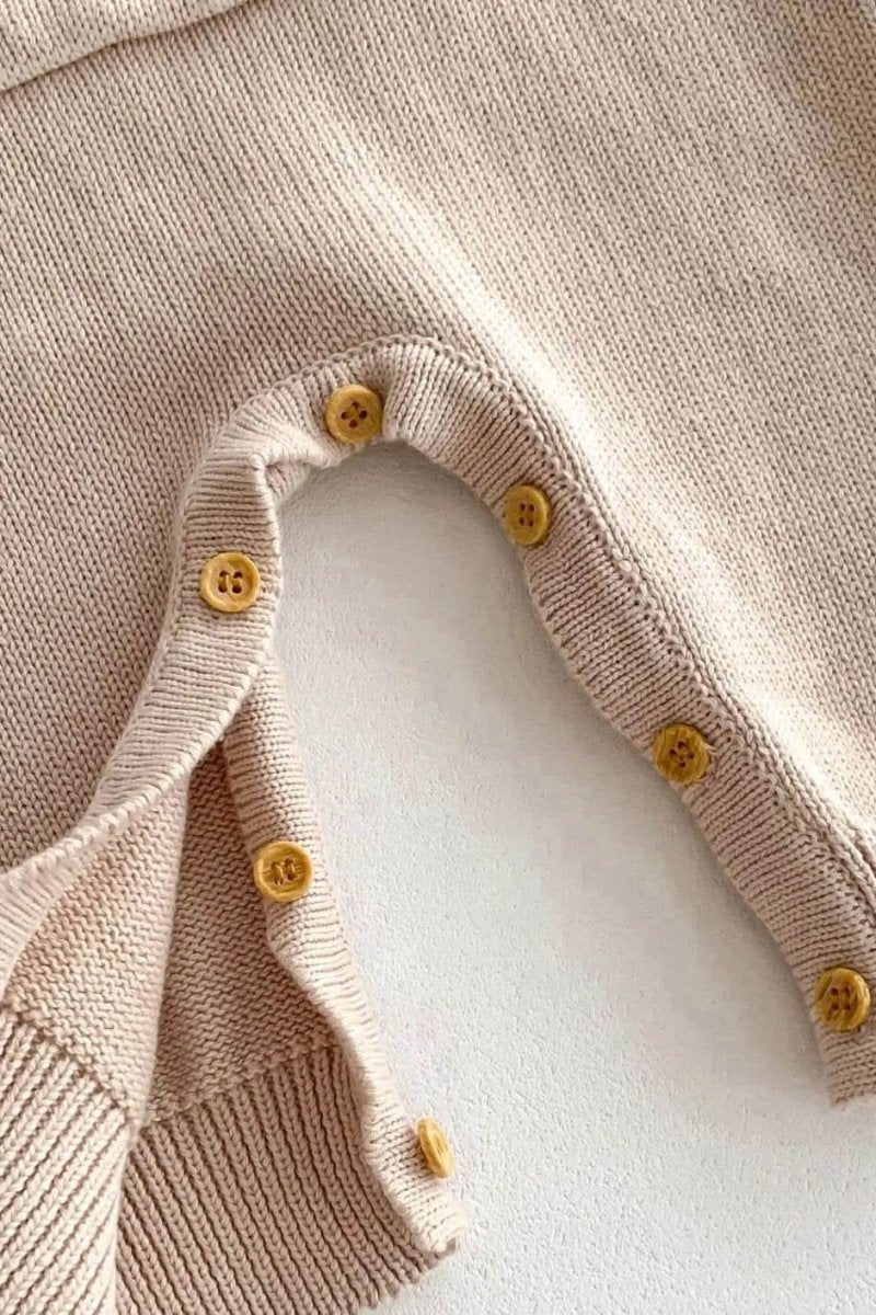Waffle Bear One Piece Playsuit - Cozy Crew Club