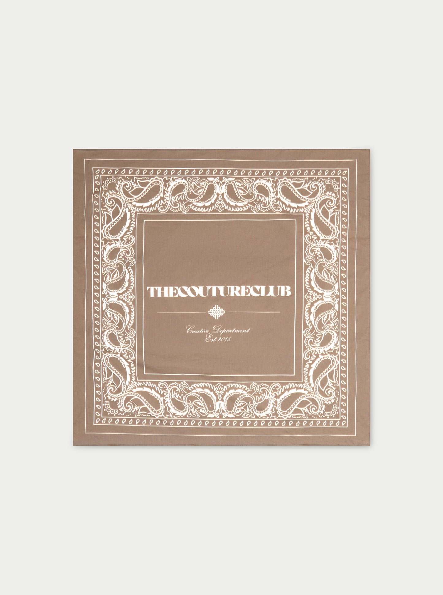 COPYRIGHT PAISLEY BANDANA - BROWN