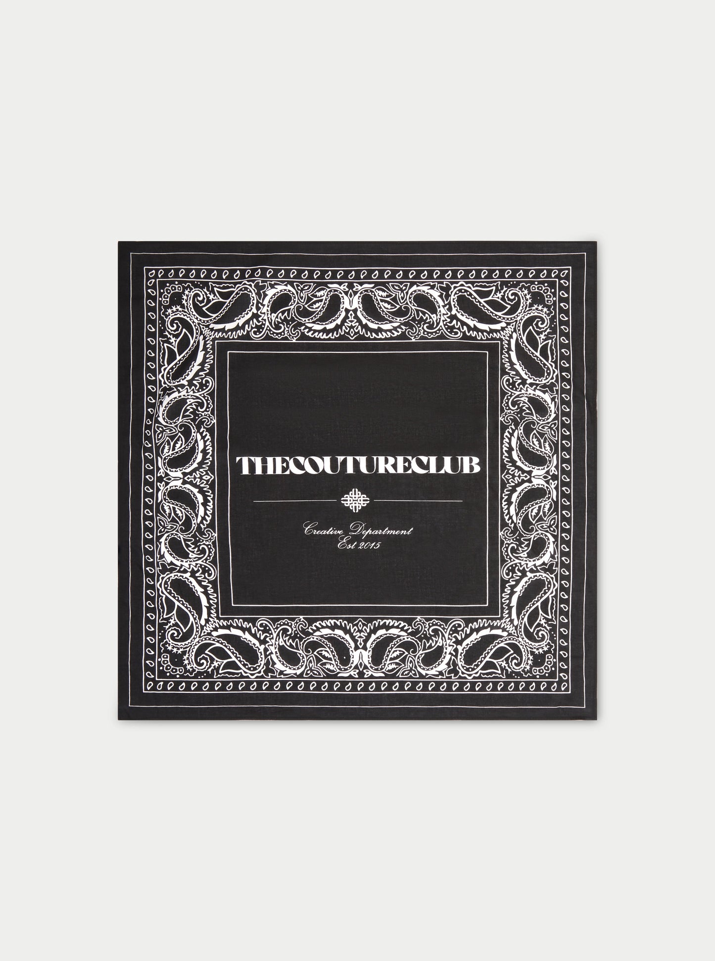 COPYRIGHT PAISLEY BANDANA - BLACK