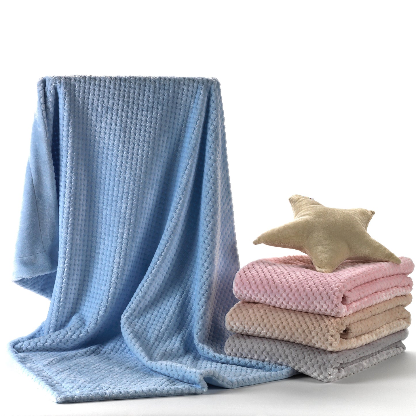 Cocole Personalised Microfibre Soft Baby Blanket in Pink