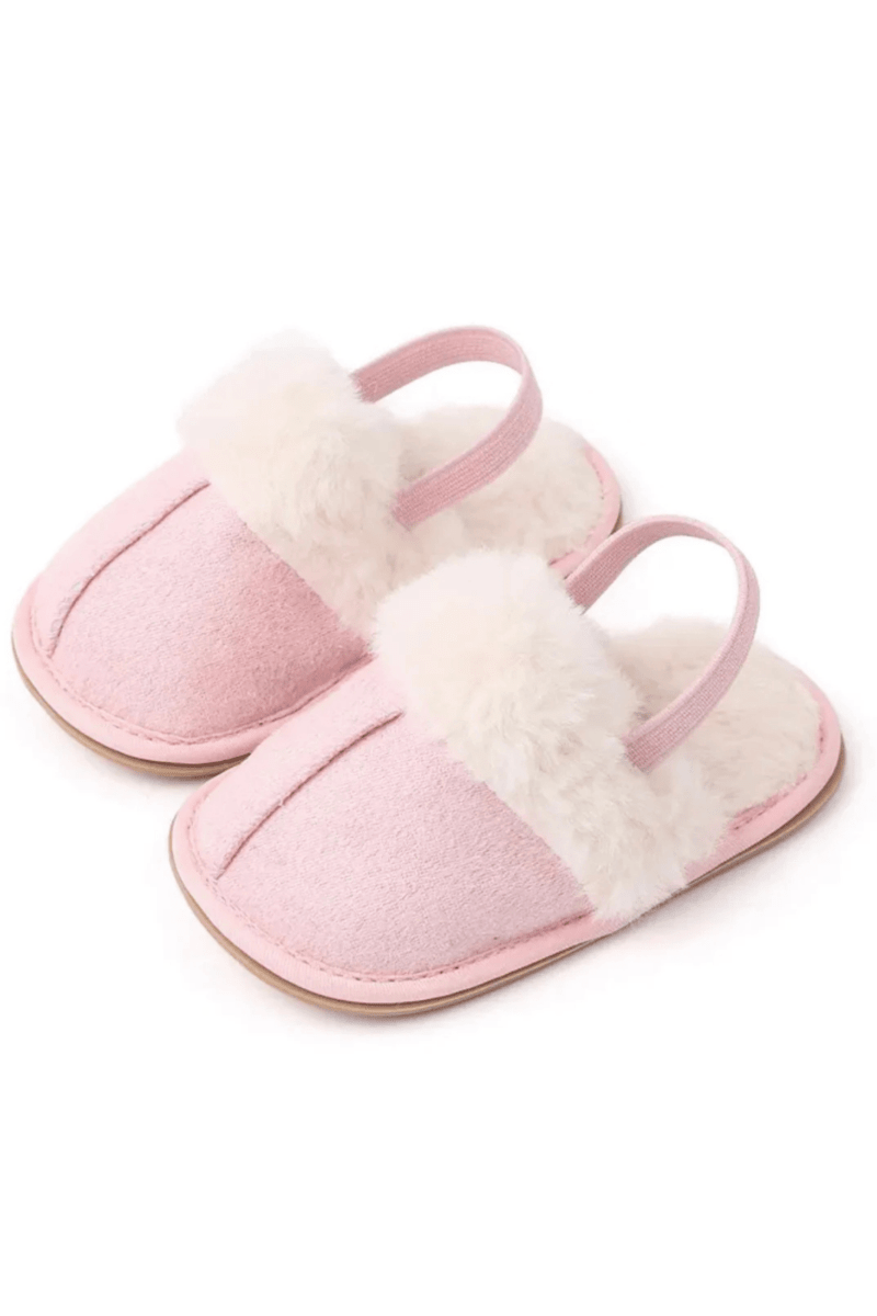 The Fur Slippers Beige, Brown or Pink - Cozy Crew Club