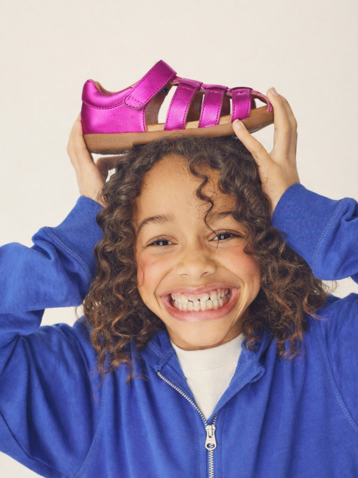 Cosmic Junior Closed-Toe Sandal Hot Pink