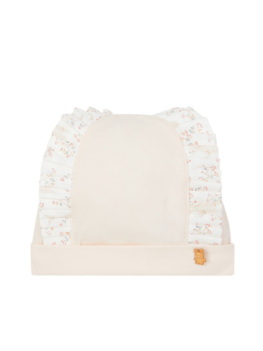 Deolinda Peach Bunny Cotton Hat - Rose & Albert