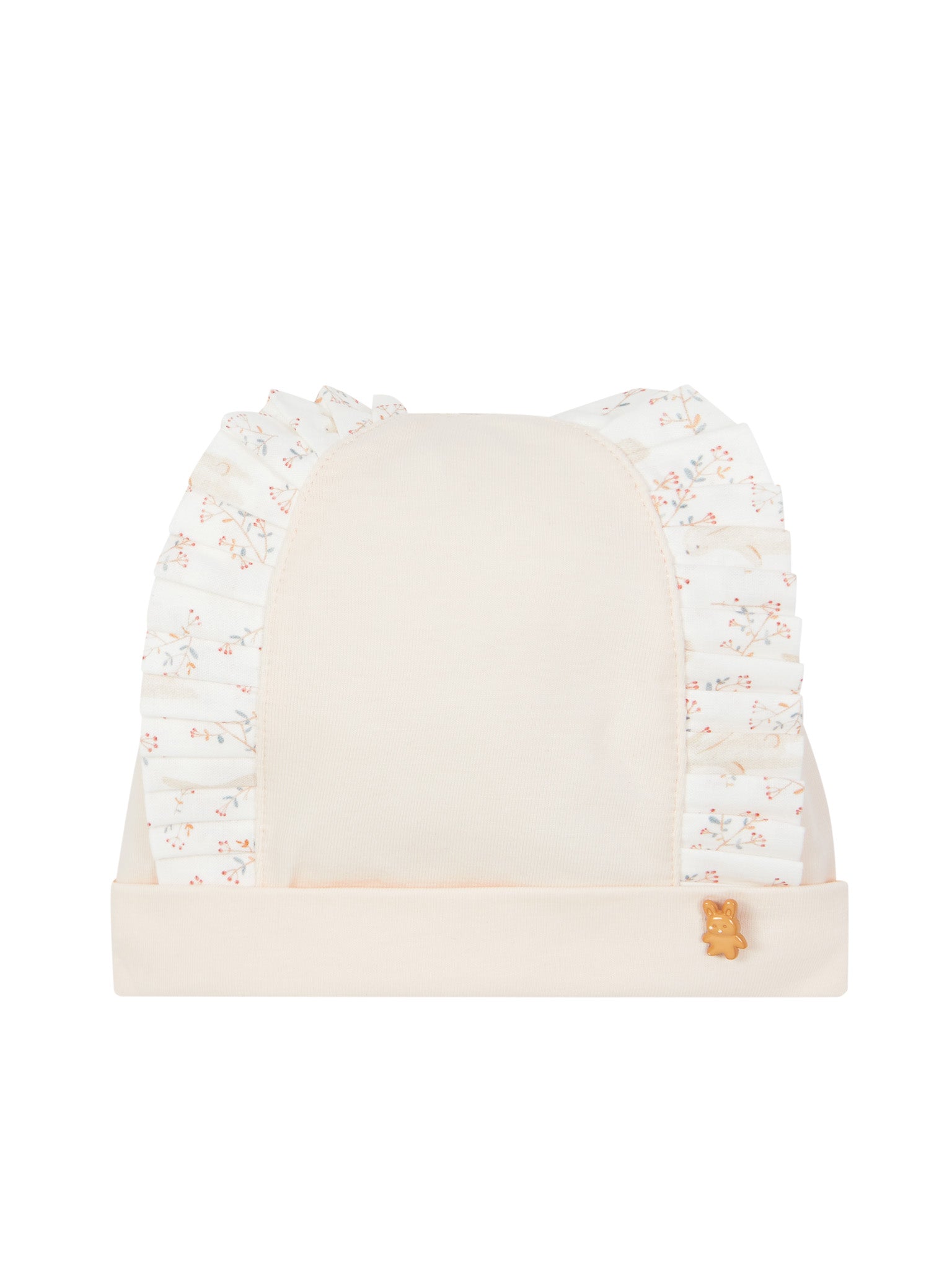 Deolinda Peach Bunny Cotton Hat - Rose & Albert