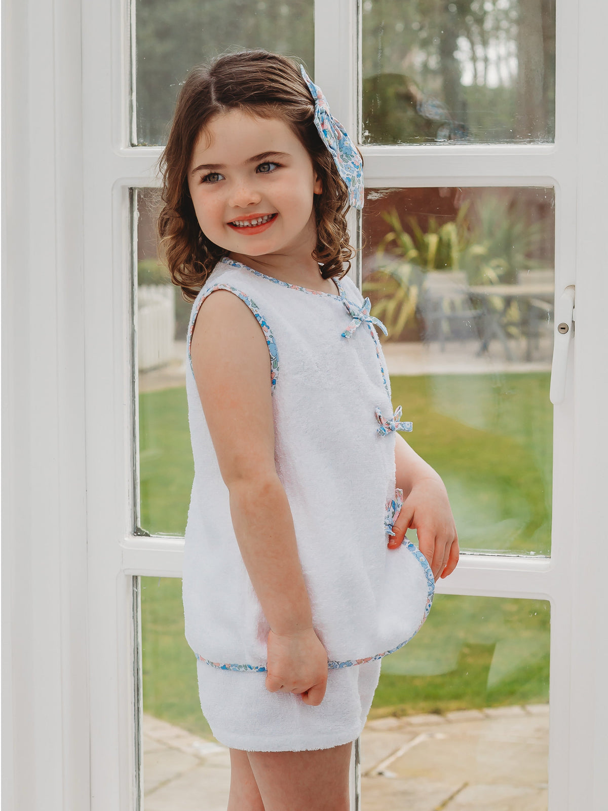 'Betsy' towelling short set - Rose & Albert