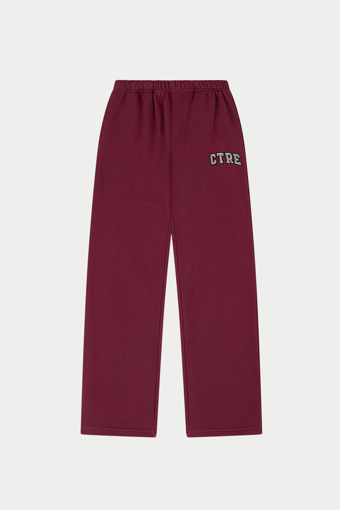 CTRE STRAIGHT LEG JOGGERS - BURGUNDY