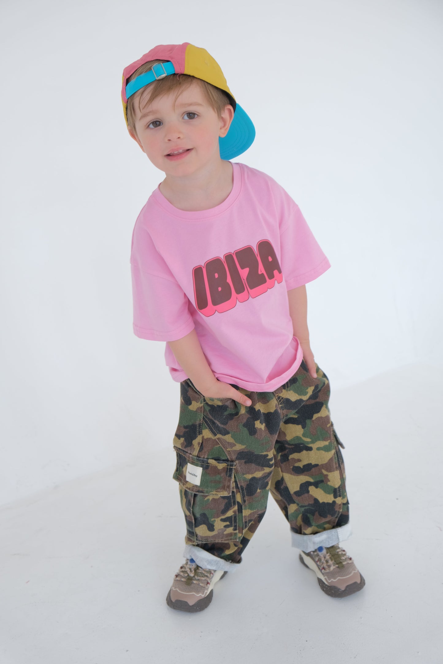 Camo Denim Cargo Trousers