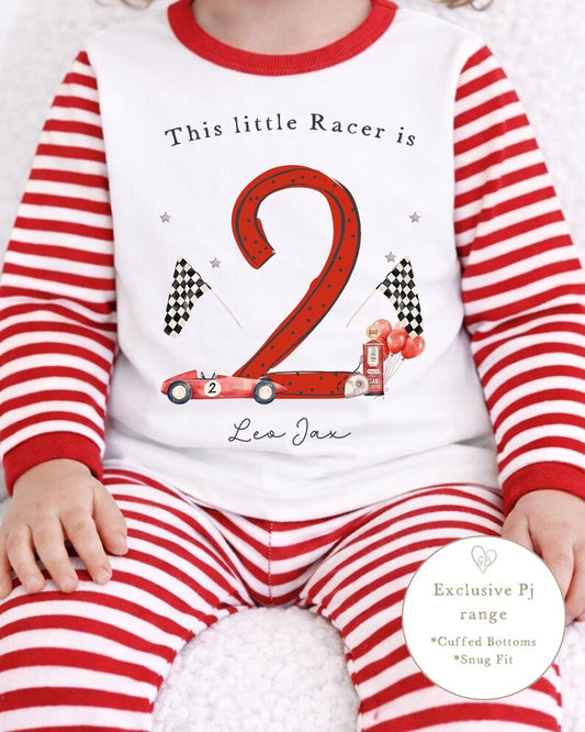 Personalised Birthday Pyjamas Car Design