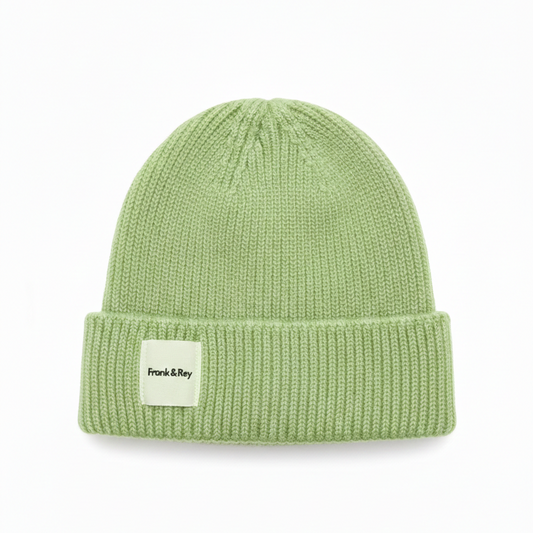 Lux knit beanie - matcha