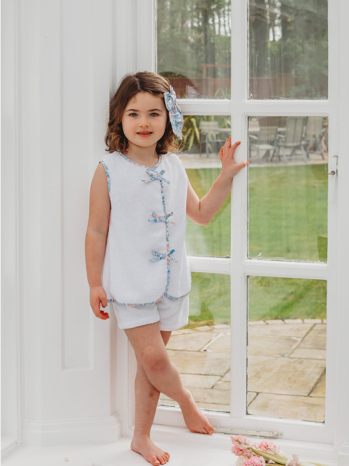 'Betsy' towelling short set - Rose & Albert