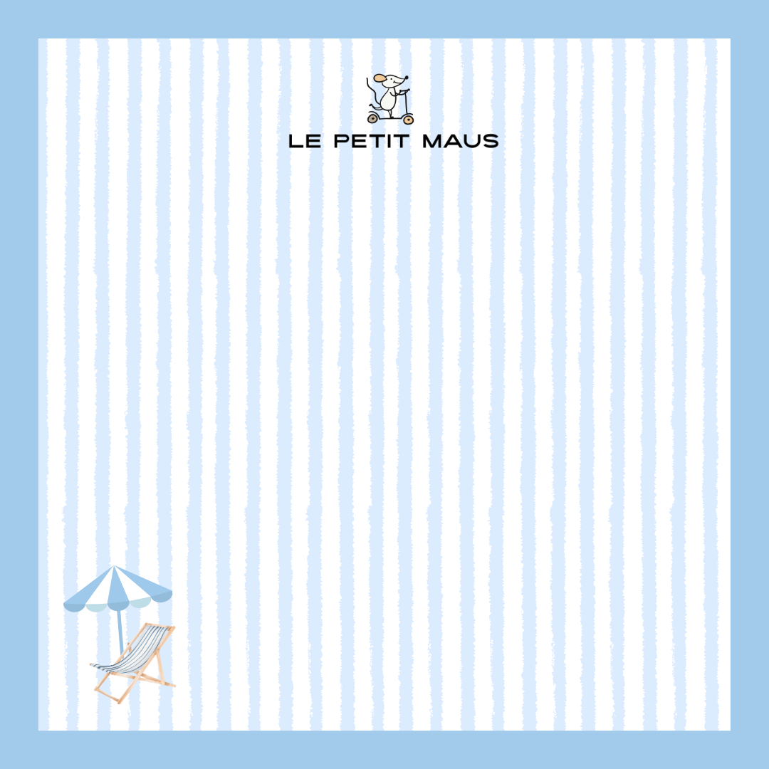 BEACH DAY BUNDLE LARRY LAPIN AND MATCHING STRIPEY SWADDLE