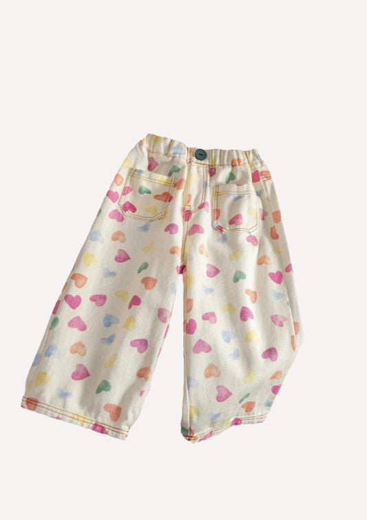 Faded Heart Trousers