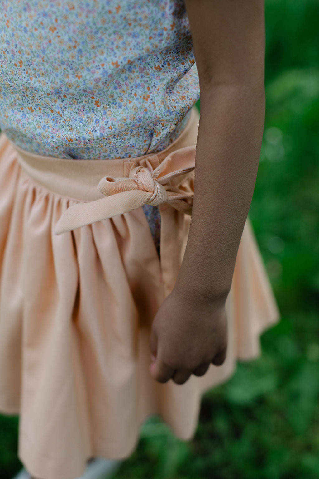 Skirt with bow