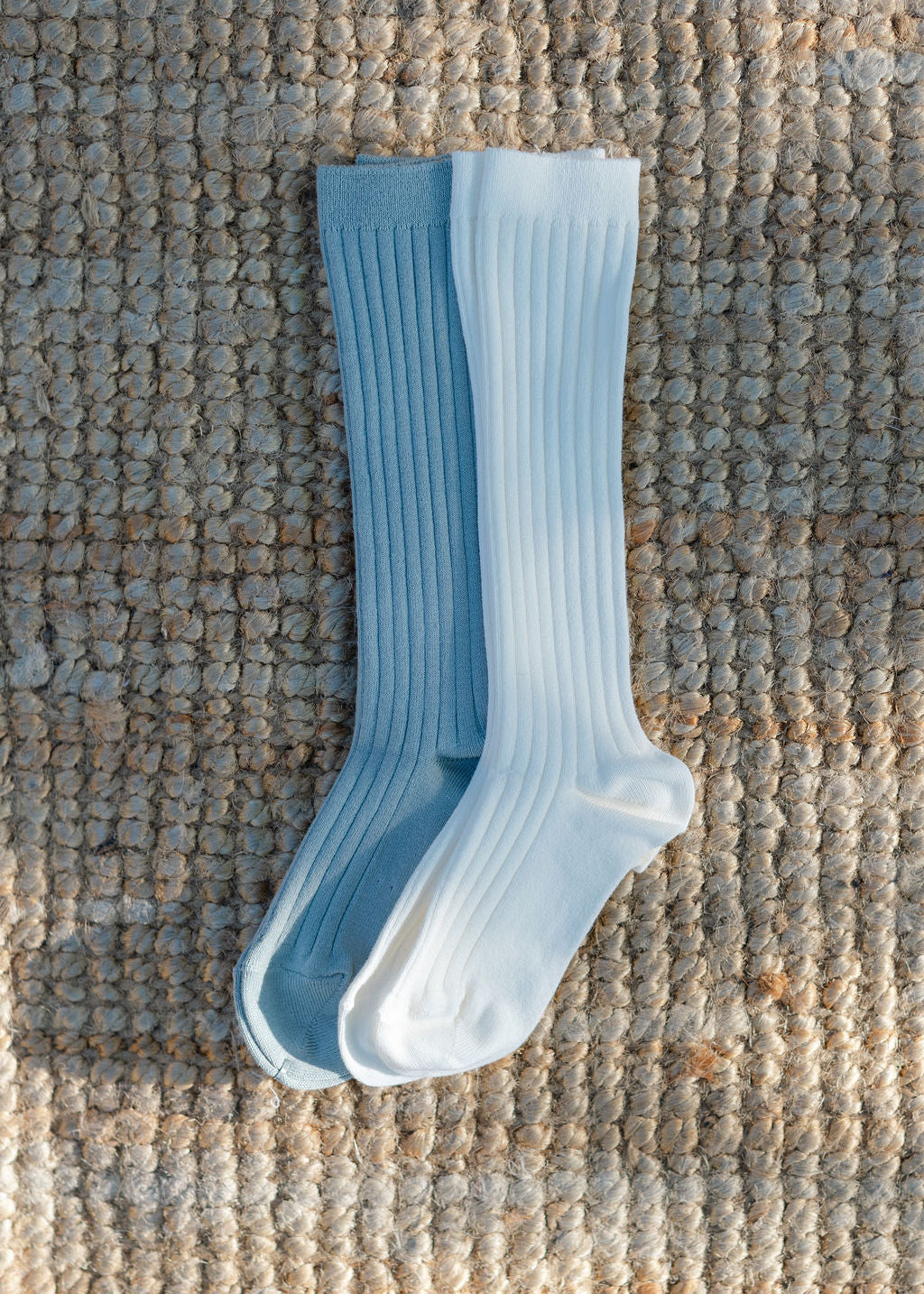 Basic Ribbed Knee High Socks