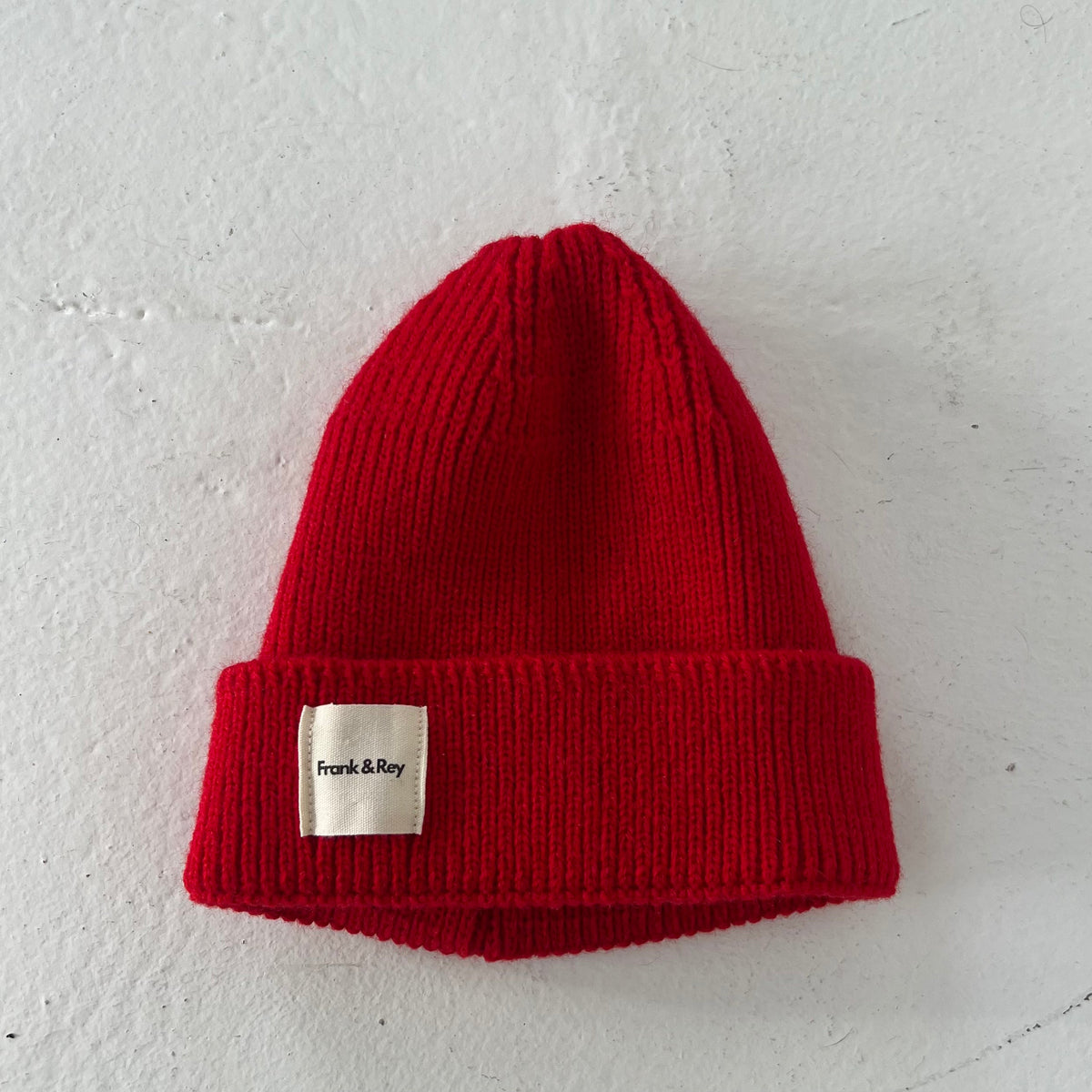 Lux knit beanie - Ketchup