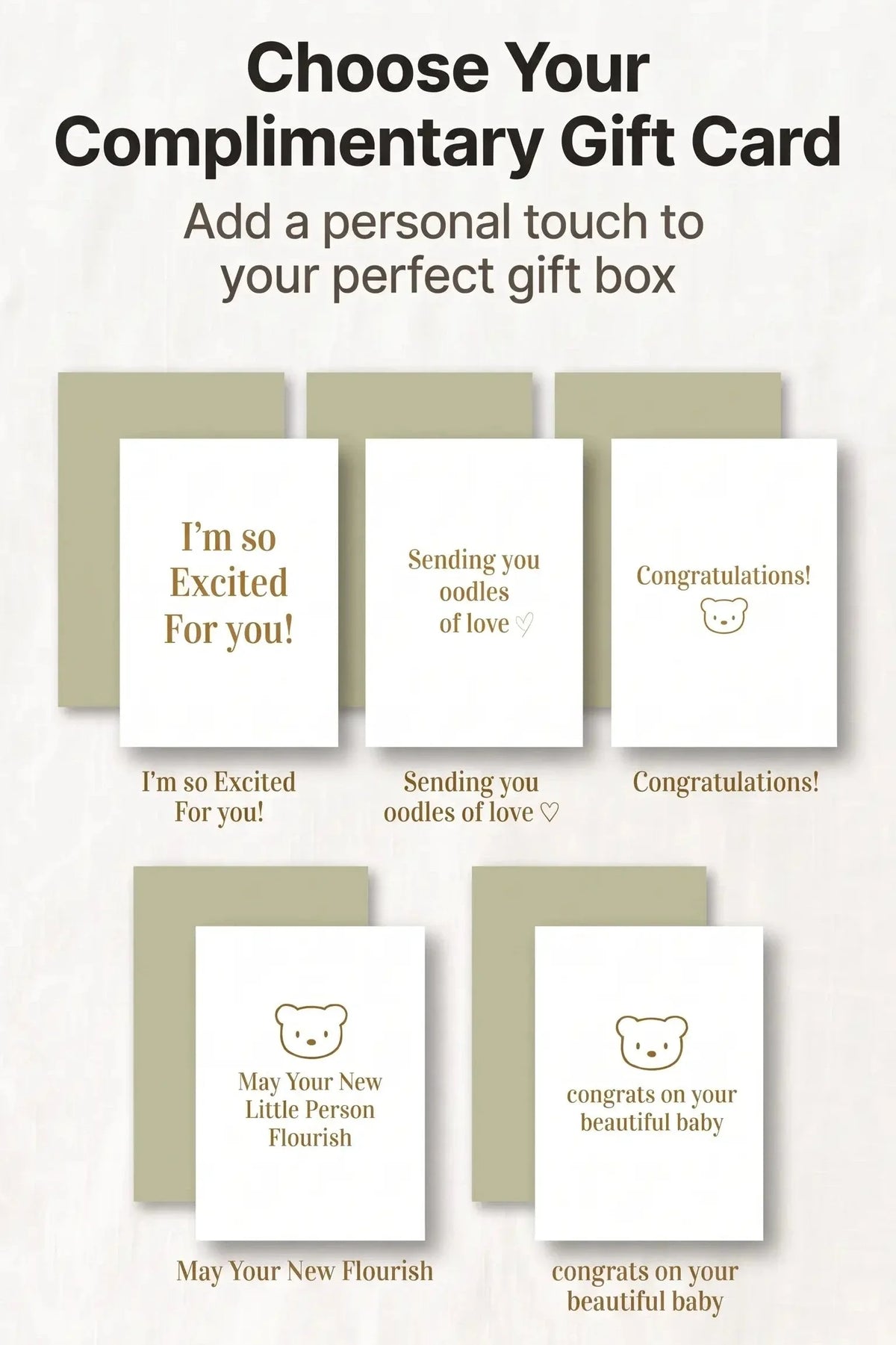 The Cozy Blue Boucle Baby Bear & Blue Rainbow Personalised Gift Box