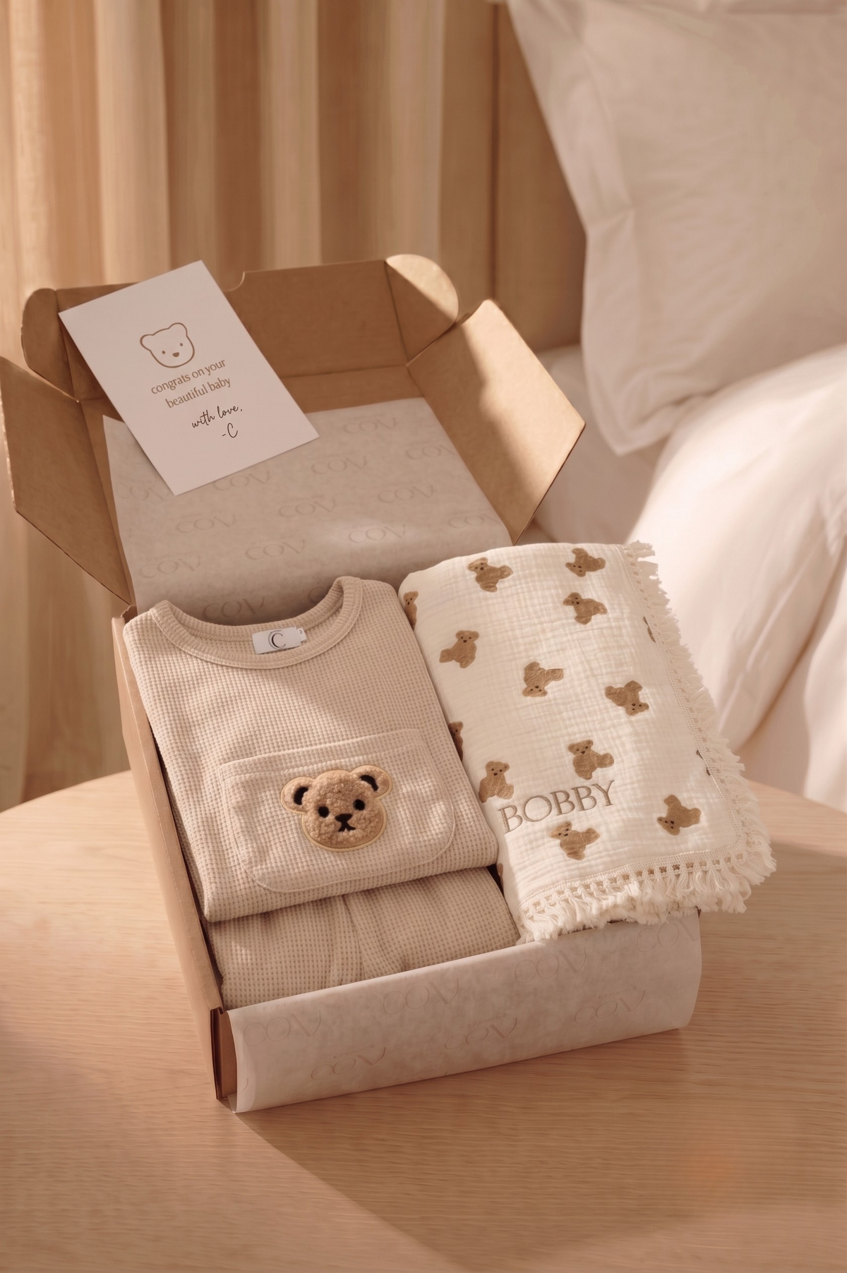 TikTok Exclusive Cozy Summer Bundle - Bear Frill Blanket + Waffle Shorts & Tee Set! 40% OFF