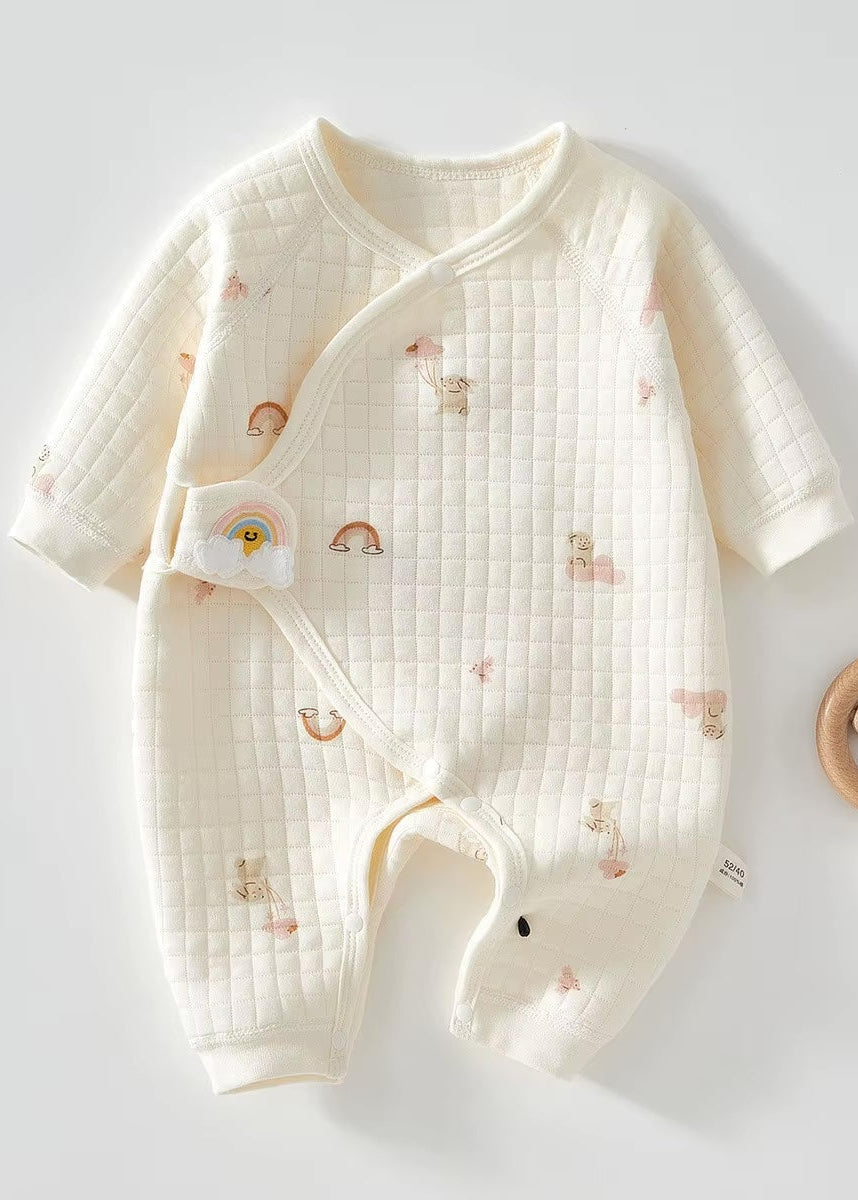 The Boucle Wrap Baby Grow Romper