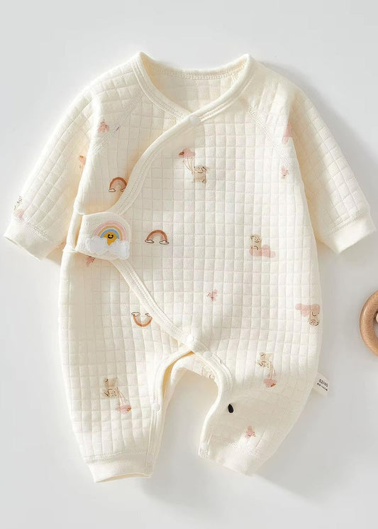 The Boucle Wrap Baby Grow Romper