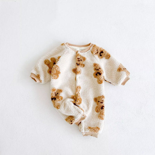 Bear Fleece Romper