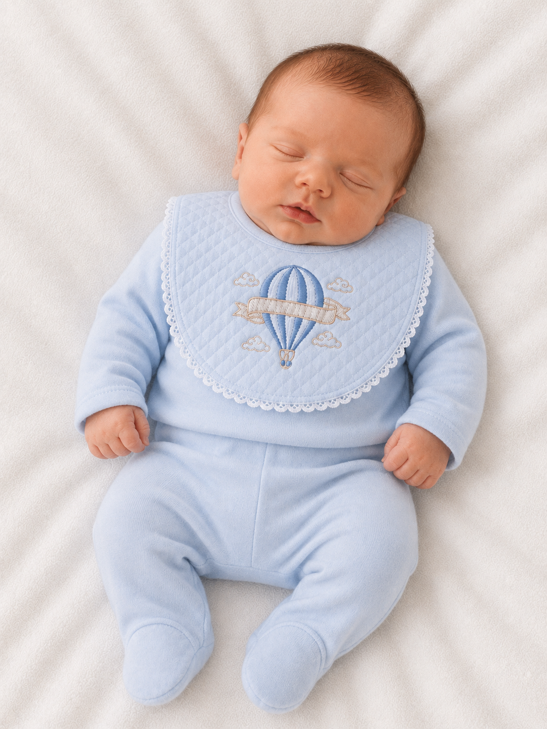 Luxe blue hot air balloon 3 piece set - Rose & Albert