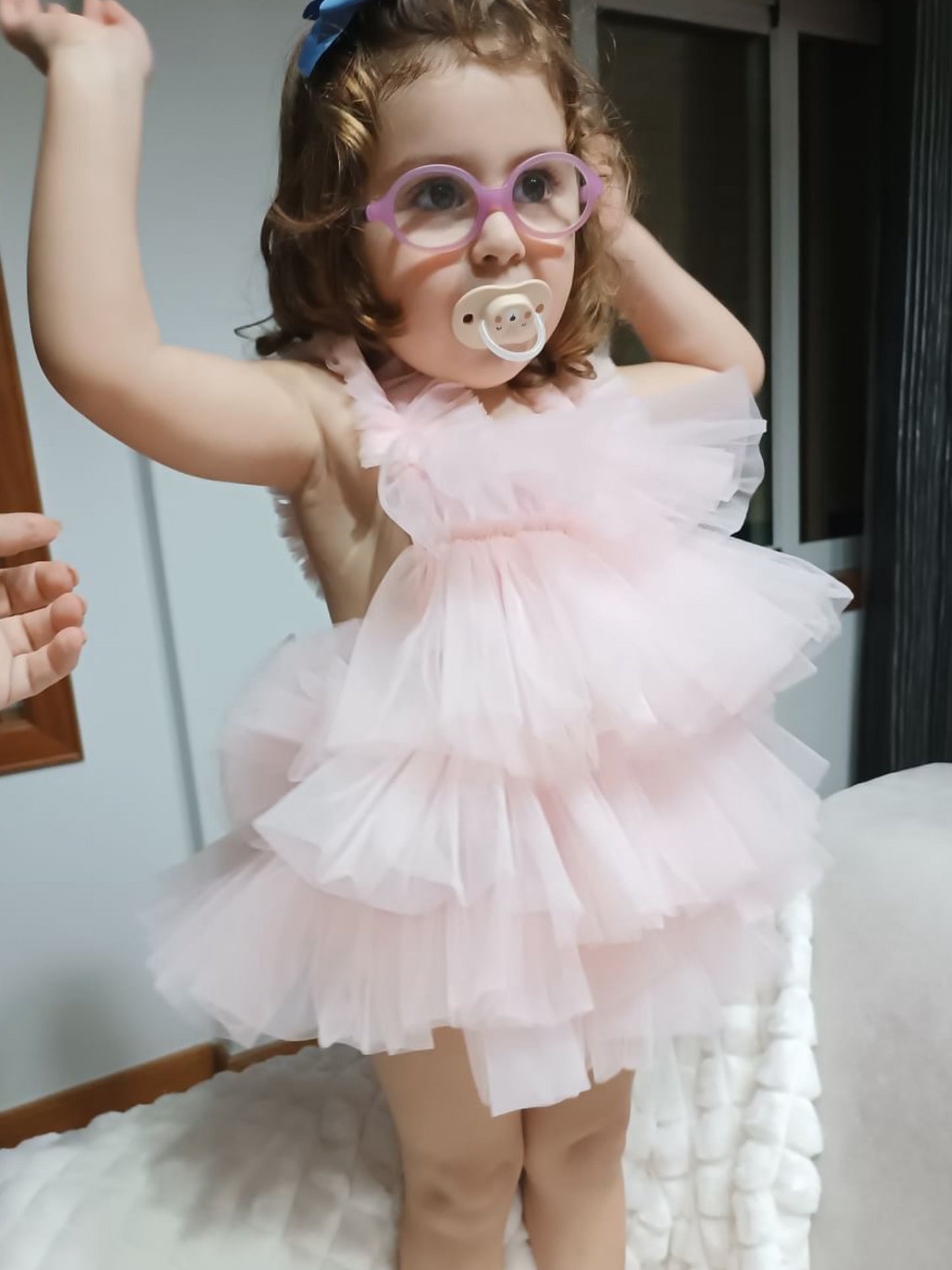 'Lovella' Tulle Romper - Rose & Albert