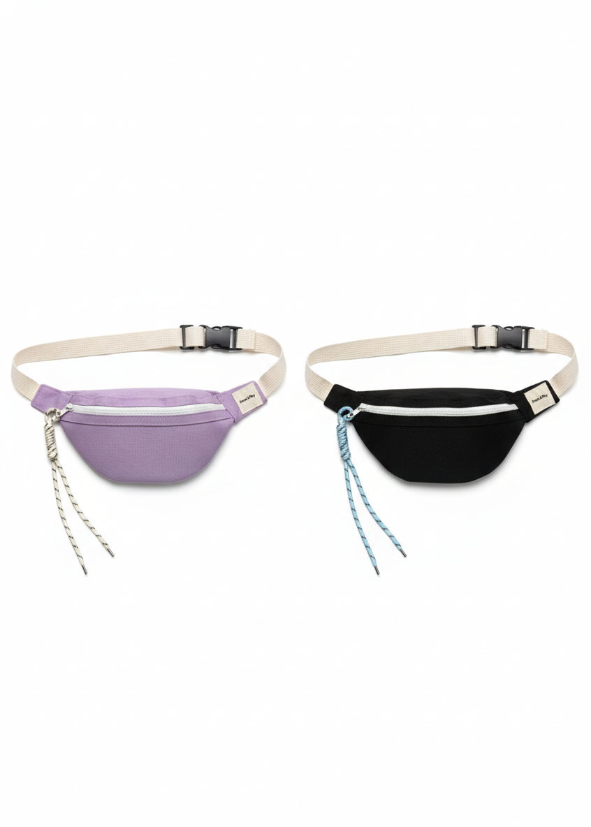 Black Mini Bum Bag