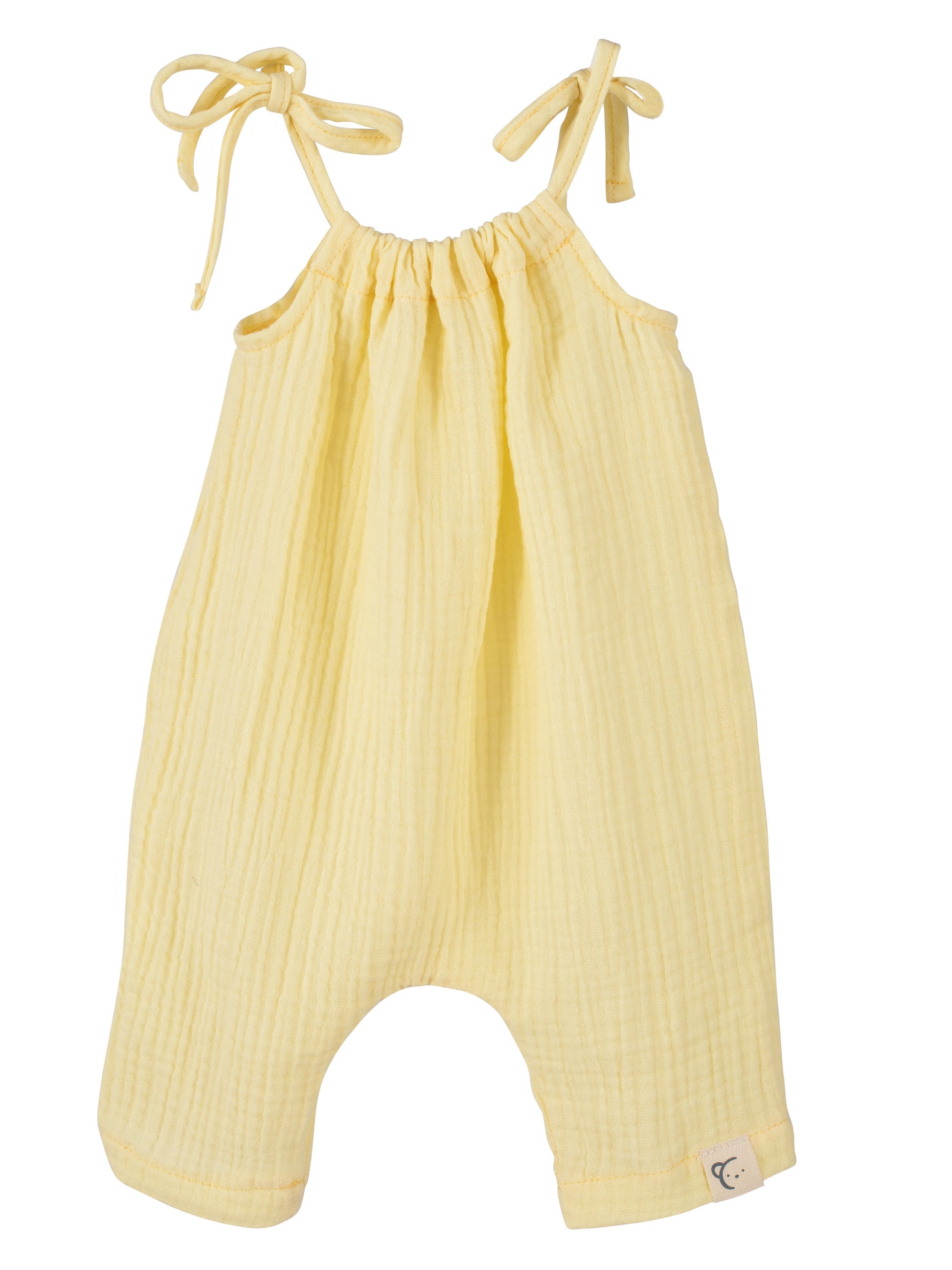 Calamaro Lemon Cheesecloth Jumpsuit - Rose & Albert