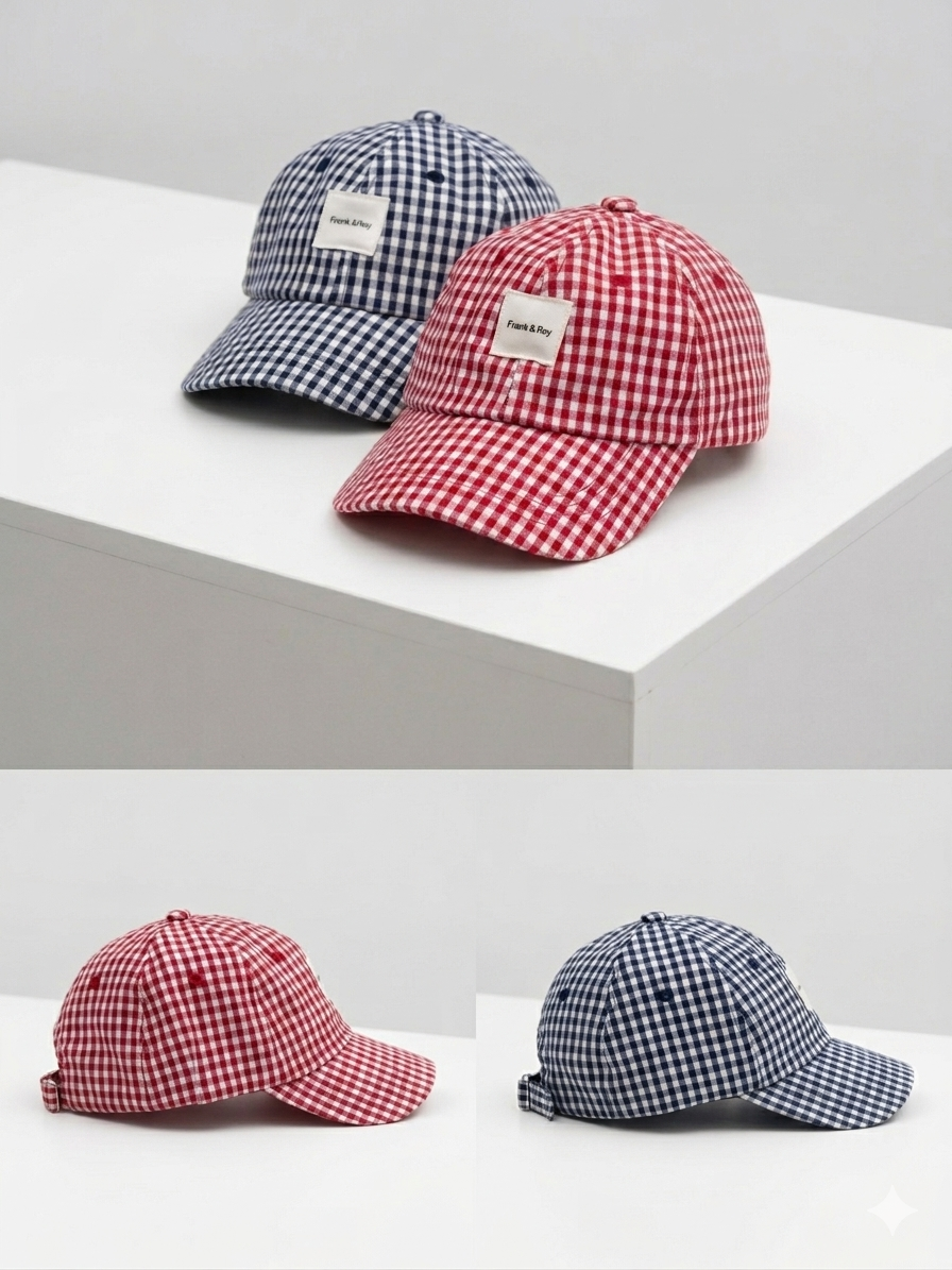 Gingham Cap