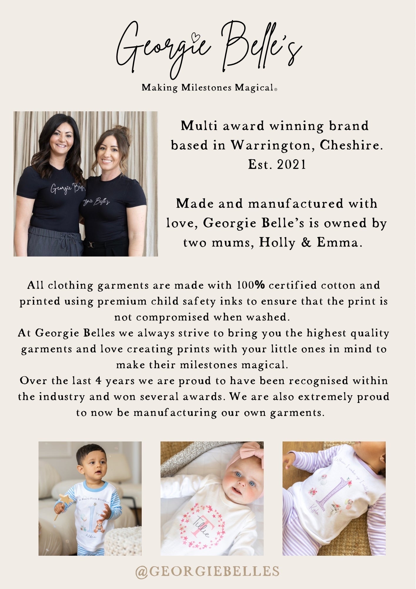 Personalised Plain White Valentines Pyjamas - Mice Wreath Design